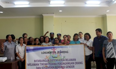 Lokakarya Membangun Sistem Kerja Relawan TPPO dan Kekerasan Berbasis Gender