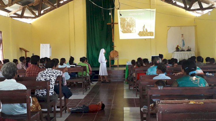 Sosialisasi Di Kapela Santo Yoseph Oelnaimuti