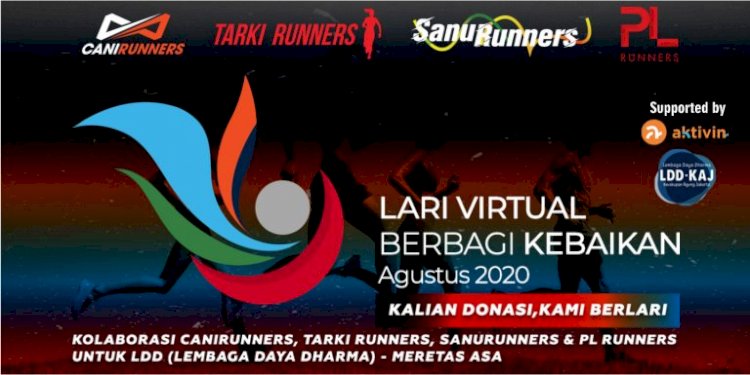 Ucapan Terima Kasih Atas Donasi Dalam Penggalangan Dana Lari Virtual Berbagi Kebaikan - LDD