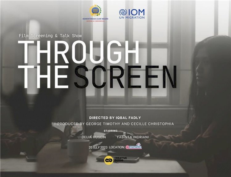 Through the screen