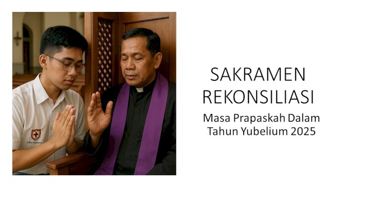 SAKRAMEN REKONSILIASI - TOBAT EKOLOGIS
